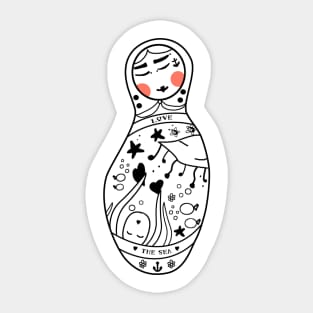 matrioska Sticker